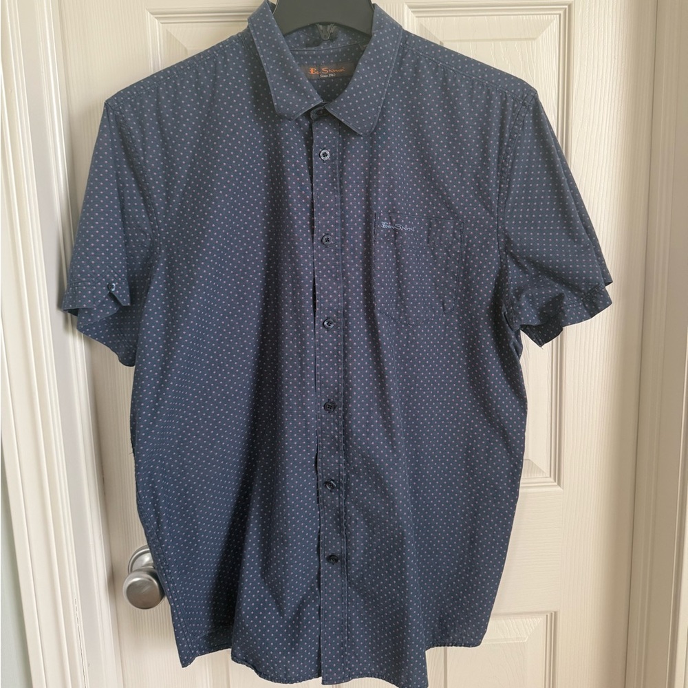 Ben Sherman men’s cotton shirt short sleeve XL